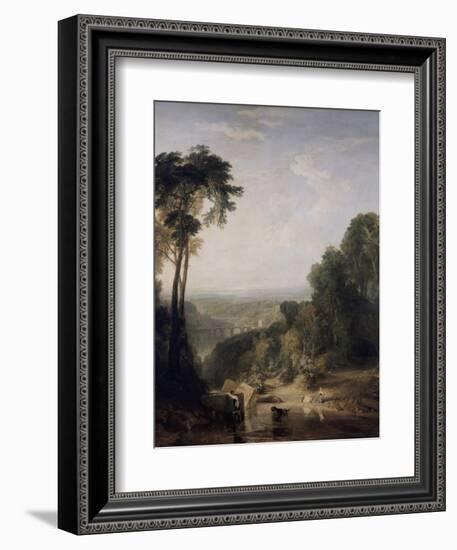 Crossing the Brook-J. M. W. Turner-Framed Giclee Print