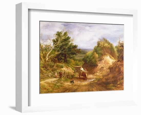 Crossing the Brook-John Linnell-Framed Giclee Print