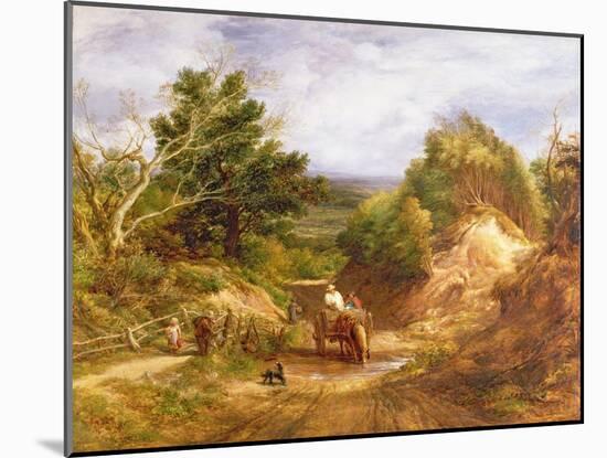Crossing the Brook-John Linnell-Mounted Giclee Print