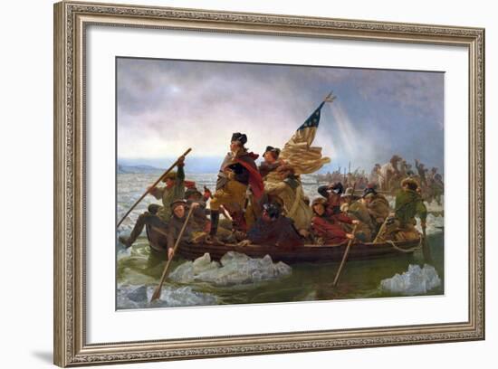 Crossing the Delaware-Emanuel Leutze-Framed Giclee Print