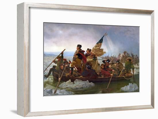 Crossing the Delaware-Emanuel Leutze-Framed Giclee Print