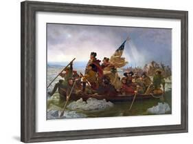 Crossing the Delaware-Emanuel Leutze-Framed Giclee Print