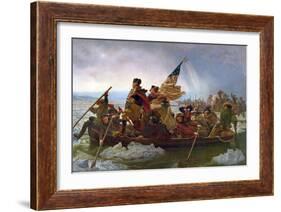 Crossing the Delaware-Emanuel Leutze-Framed Giclee Print