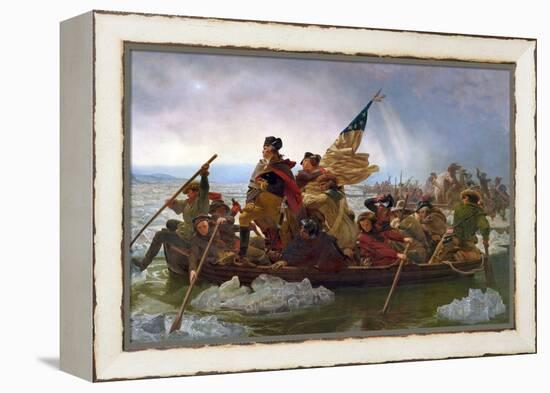 Crossing the Delaware-Emanuel Leutze-Framed Premier Image Canvas