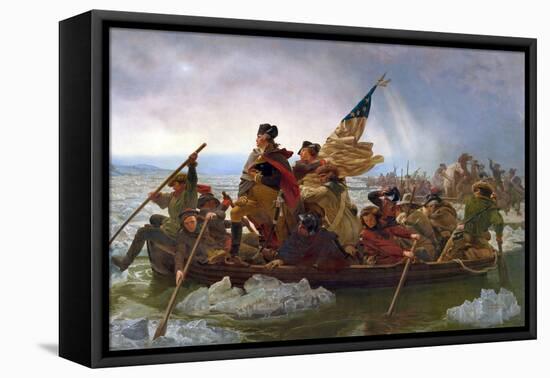 Crossing the Delaware-Emanuel Leutze-Framed Premier Image Canvas