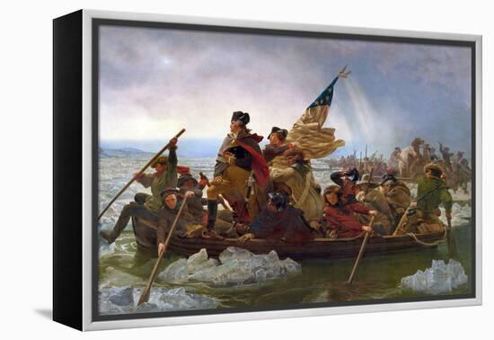 Crossing the Delaware-Emanuel Leutze-Framed Premier Image Canvas