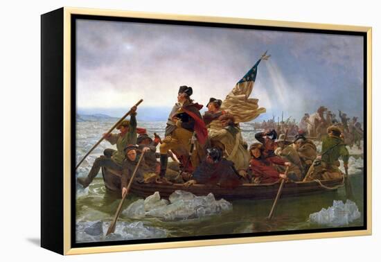 Crossing the Delaware-Emanuel Leutze-Framed Premier Image Canvas