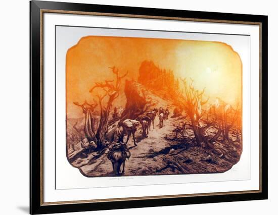 Crossing the Divide-Roy Purcell-Framed Limited Edition