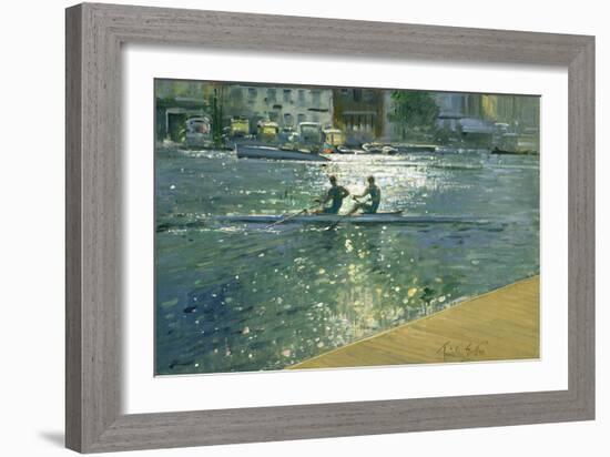 Crossing the Light Break, Henley-Timothy Easton-Framed Giclee Print