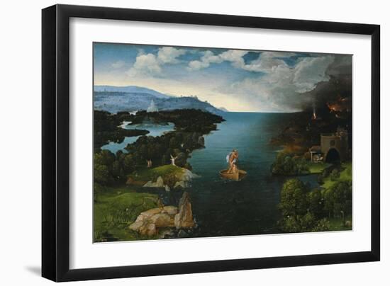 Crossing the River Styx, 1520-1524-Joachim Patinir-Framed Giclee Print