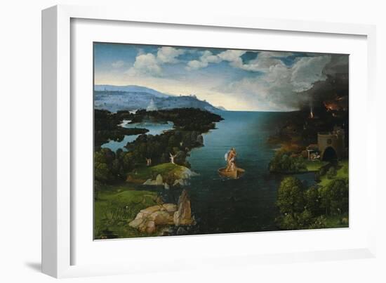 Crossing the River Styx, 1520-1524-Joachim Patinir-Framed Giclee Print