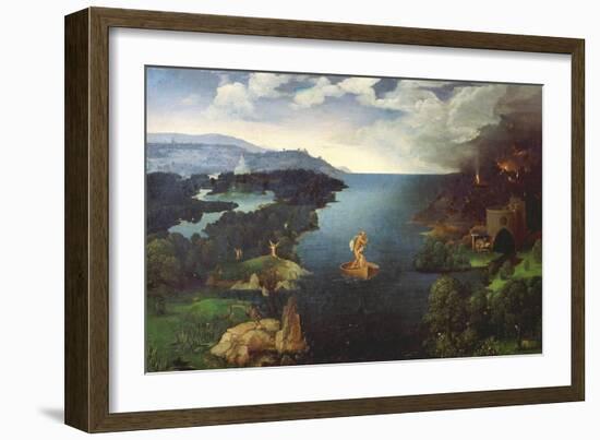 Crossing the River Styx-Joachim Patenir-Framed Giclee Print