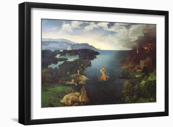 Crossing the River Styx-Joachim Patenir-Framed Giclee Print