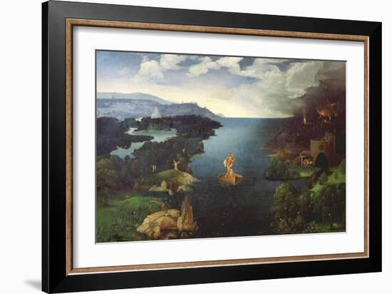 Crossing the River Styx-Joachim Patenir-Framed Giclee Print