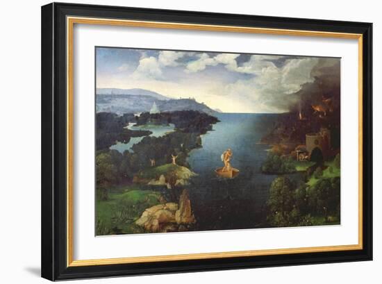 Crossing the River Styx-Joachim Patenir-Framed Giclee Print