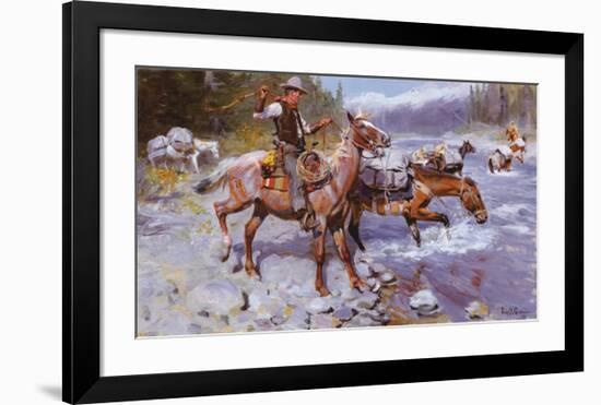 Crossing the River-Philip R^ Goodwin-Framed Art Print