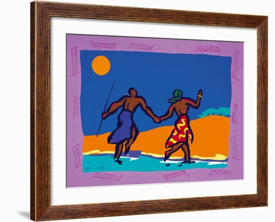 Crossing the River-Gerry Baptist-Framed Giclee Print