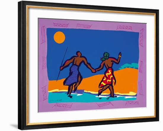 Crossing the River-Gerry Baptist-Framed Giclee Print