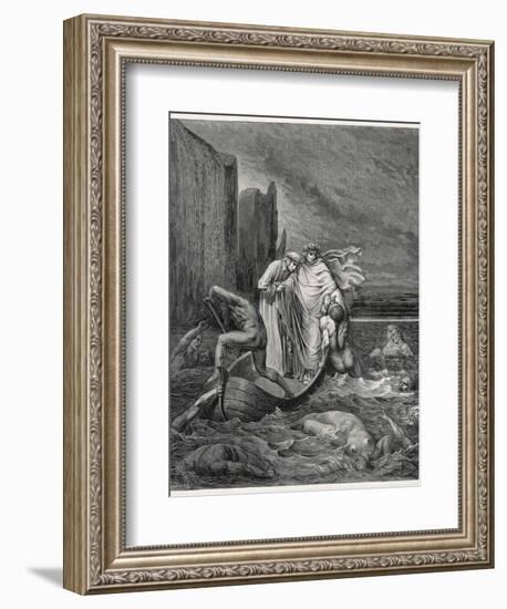 Crossing the Styx-Gustave Dor?-Framed Photographic Print