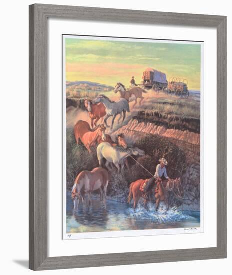 Crossing Waters-Cecil Smith-Framed Collectable Print