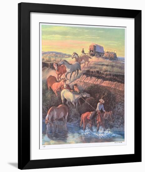 Crossing Waters-Cecil Smith-Framed Collectable Print