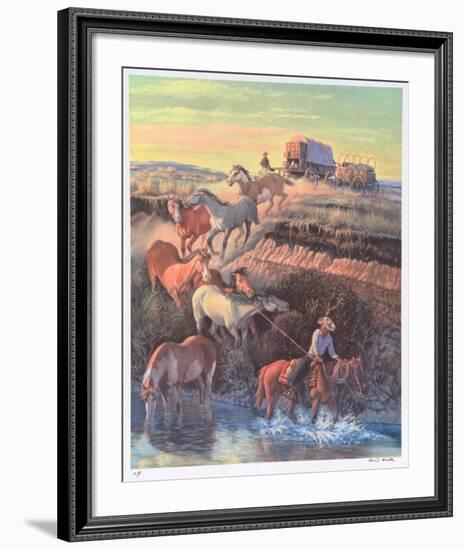Crossing Waters-Cecil Smith-Framed Collectable Print
