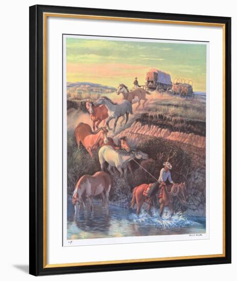 Crossing Waters-Cecil Smith-Framed Collectable Print