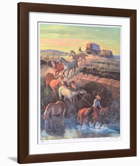 Crossing Waters-Cecil Smith-Framed Collectable Print