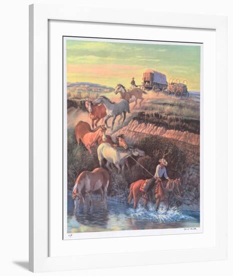 Crossing Waters-Cecil Smith-Framed Collectable Print