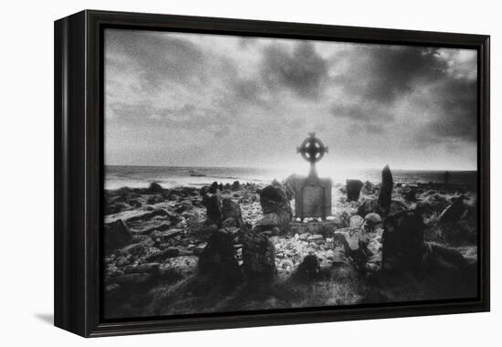 Crosspoint Cemetery, Belmullet, County Mayo, Ireland-Simon Marsden-Framed Premier Image Canvas