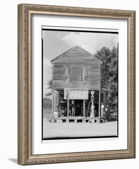 Crossroads General Store in Sprott, Alabama, 1935-36-Walker Evans-Framed Photographic Print