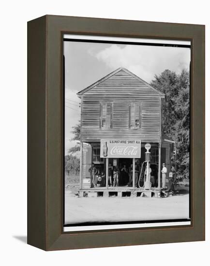 Crossroads General Store in Sprott, Alabama, 1935-36-Walker Evans-Framed Premier Image Canvas