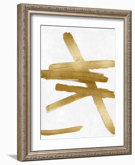 Crossroads Gold II-Ellie Roberts-Framed Art Print