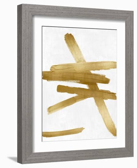 Crossroads Gold II-Ellie Roberts-Framed Art Print