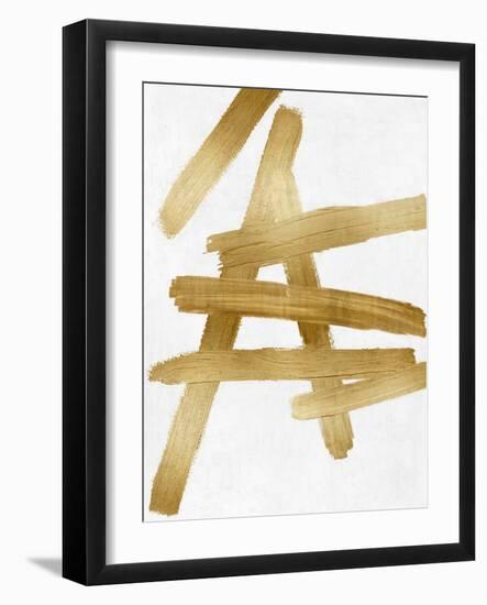 Crossroads Gold III-Ellie Roberts-Framed Art Print