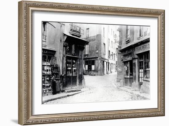 Crossroads of the Fromentel, Saint-Hilaire, Jean-De-Beauvais, Charretiere Et Mont-De-Marsan Streets-Charles Marville-Framed Giclee Print