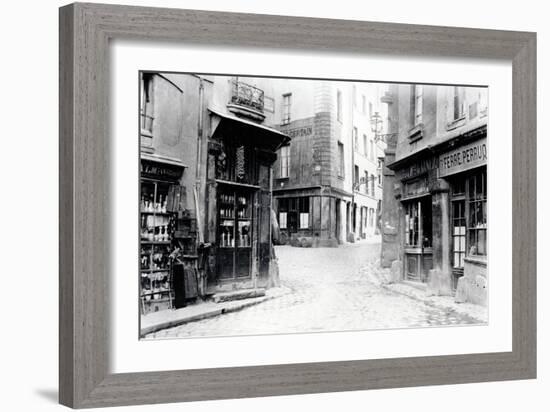 Crossroads of the Fromentel, Saint-Hilaire, Jean-De-Beauvais, Charretiere Et Mont-De-Marsan Streets-Charles Marville-Framed Giclee Print