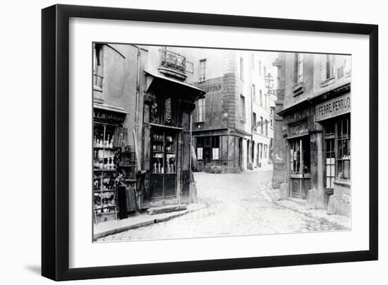 Crossroads of the Fromentel, Saint-Hilaire, Jean-De-Beauvais, Charretiere Et Mont-De-Marsan Streets-Charles Marville-Framed Giclee Print