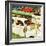 Crossroads on Sunday-Norman Rockwell-Framed Giclee Print