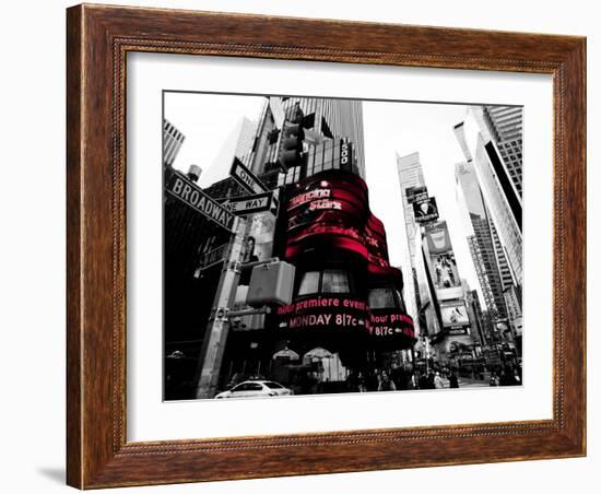 Crossroads, Times Square, NYC-Ludo H^-Framed Art Print