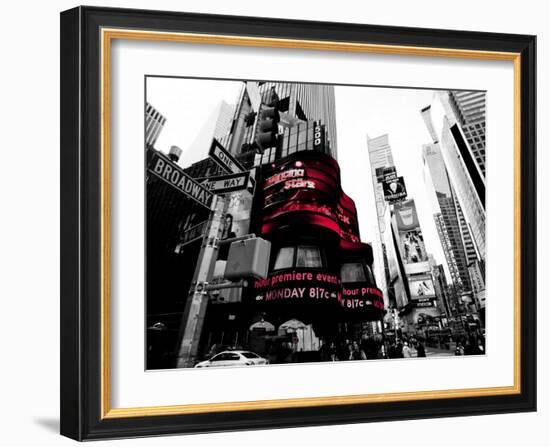 Crossroads, Times Square, NYC-Ludo H^-Framed Art Print