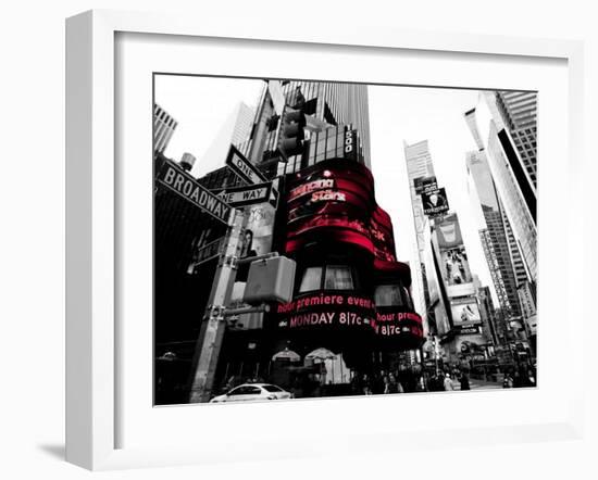 Crossroads, Times Square, NYC-Ludo H^-Framed Art Print