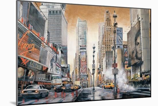Crossroads (Times Square)-Matthew Daniels-Mounted Art Print