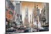 Crossroads (Times Square)-Matthew Daniels-Mounted Art Print