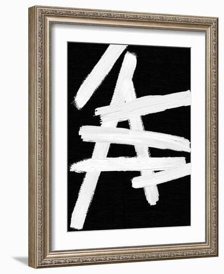 Crossroads White and Black I-Ellie Roberts-Framed Art Print