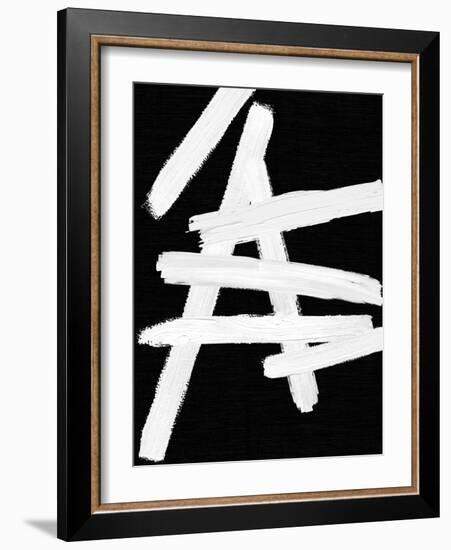 Crossroads White and Black I-Ellie Roberts-Framed Art Print