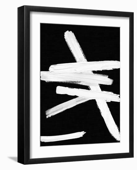 Crossroads White and Black II-Ellie Roberts-Framed Art Print