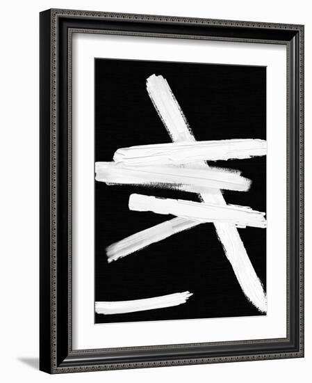 Crossroads White and Black II-Ellie Roberts-Framed Art Print