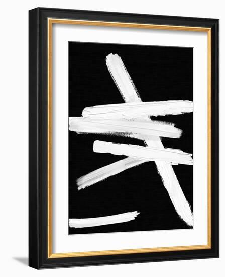 Crossroads White and Black II-Ellie Roberts-Framed Art Print