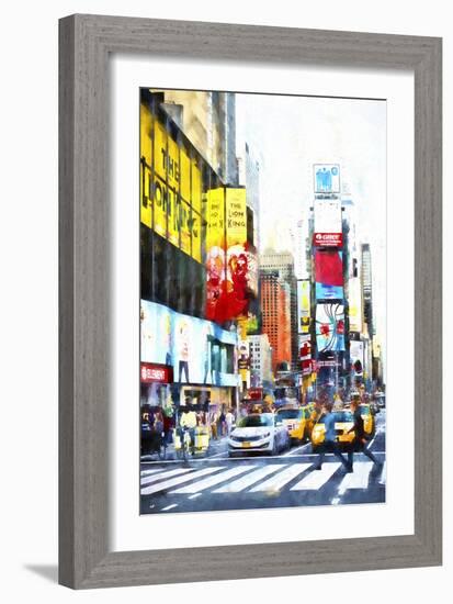 Crosswalk-Philippe Hugonnard-Framed Giclee Print